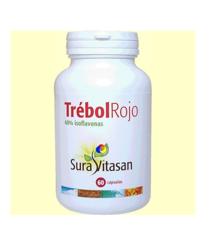 TREBOL ROJO 40 ISOFLAVONAS 60CAP – foto del producto rojo isoflavonas trébol