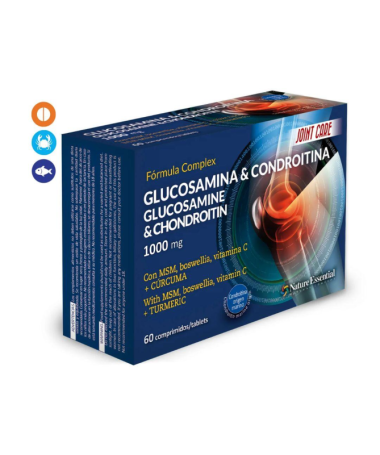 CONDROITINA Y GLUCOSAMINA 60CAP – foto del producto condroitina glucosamina cápsula