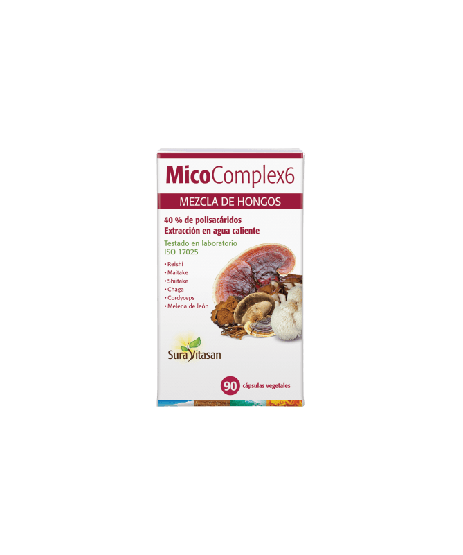 MICOCOMPLEX 6 90CAP – foto del producto extracto vegetal micocomplex