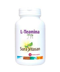 L TEANINA 250MG 30CAP – foto del producto teanina cápsula vegetal
