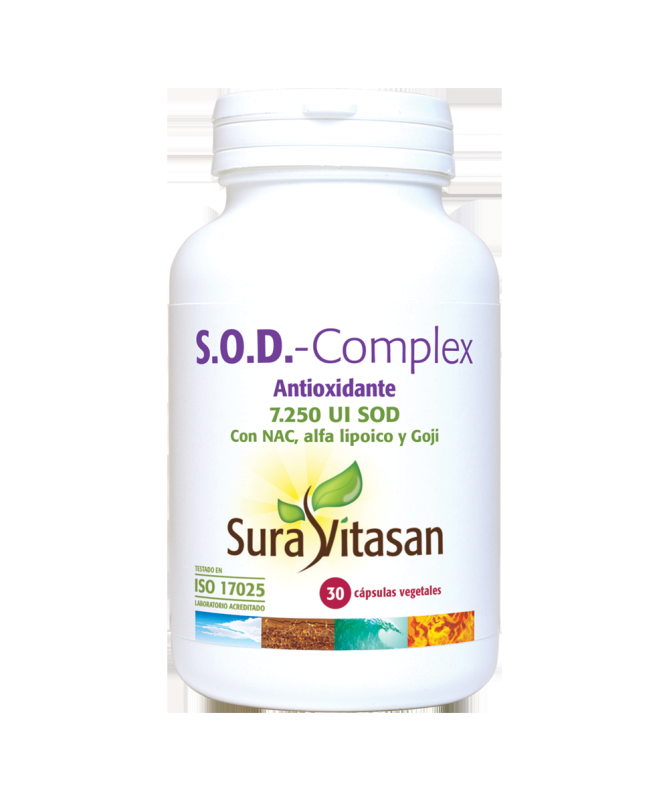 SOD COMPLEX 30CAP – foto del producto sod cisteína vit