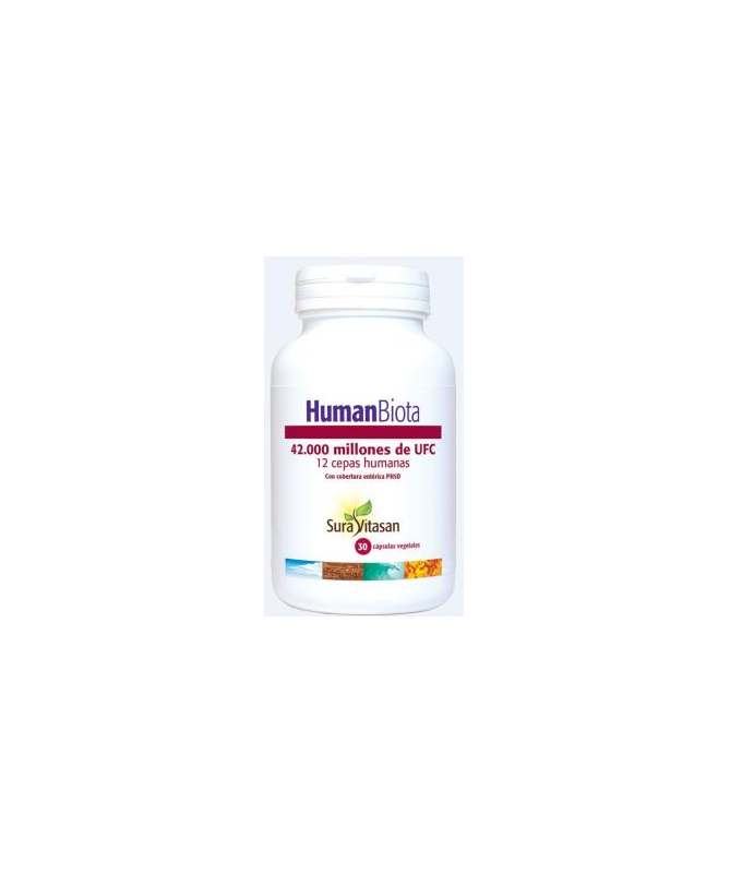 HUMAN BIOTA 30CAP – foto del producto mill ufc lactobacillus