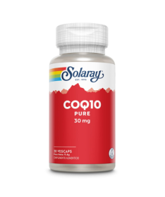 PURE COQ10 30MG 30CAP – foto del producto cápsula celulosa coenzima