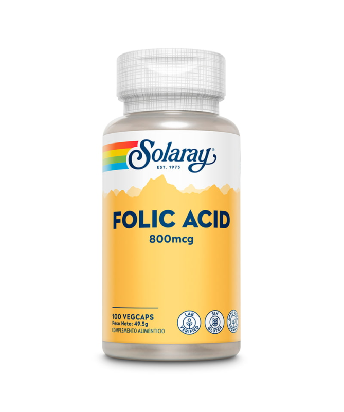 ACIDO FOLICO 800MCG 100CAP – foto del producto concentrado cápsula ácido