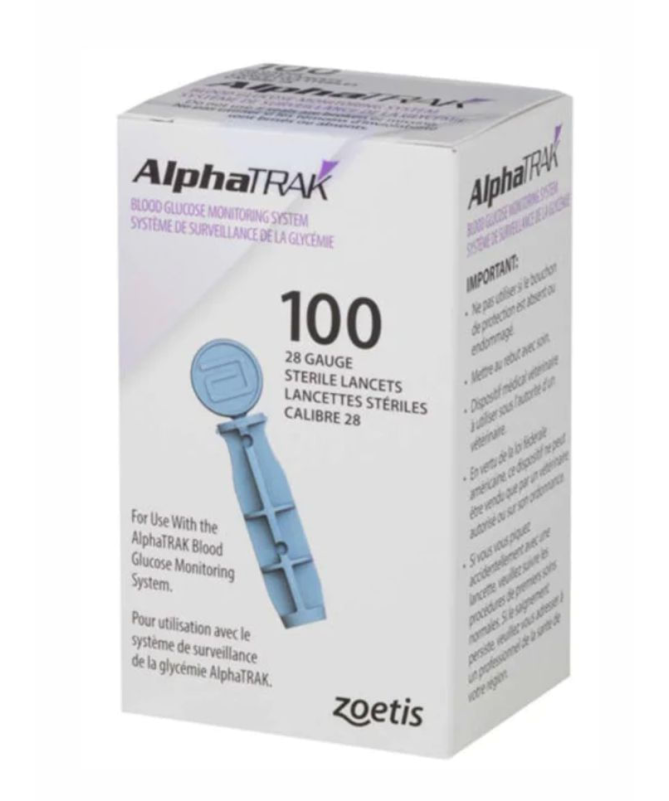 ALPHATRAK 2 LANCETA 100UD – foto del producto alphatrak lanceta 100ud