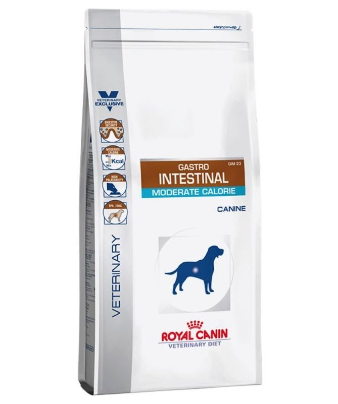 ROYAL VET CANINE GASTRO INTESTINAL MODERATE CALORIE 2KG – foto del producto tienes contacta nuestro