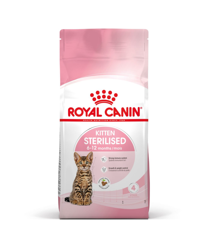 ROYAL FELINE KITTEN STERILISED 2KG – foto del producto vitamina proteínas vegetales