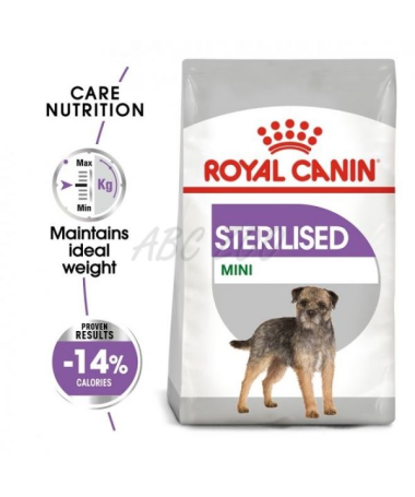 ROYAL CANINE ADULT STERILISED MINI 3KG – foto del producto vitamina ácido proteínas