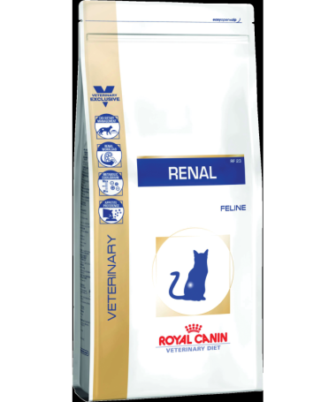 ROYAL VET FELINE RENAL 400GR – foto del producto proteína bruta maíz