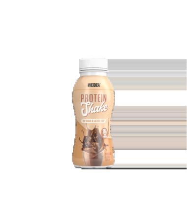 WEIDER PROTEIN SHAKE CHOCOLATE 330ML – foto del producto leche grasa sal