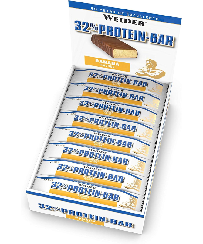 WEIDER PROTEIN 32 BARRITA COCO 12UD – foto del producto leche polvo coco