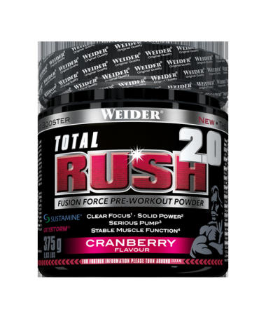 WEIDER TOTAL RUSH 2 0 CRANBERRY 375GR – foto del producto vitamina 1000 creatina