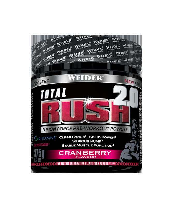 WEIDER TOTAL RUSH 2 0 CRANBERRY 375GR – foto del producto vitamina 1000 creatina WEIDER TOTAL RUSH 2 0 CRANBERRY 375GR – foto del producto vitamina 1000 creatina
