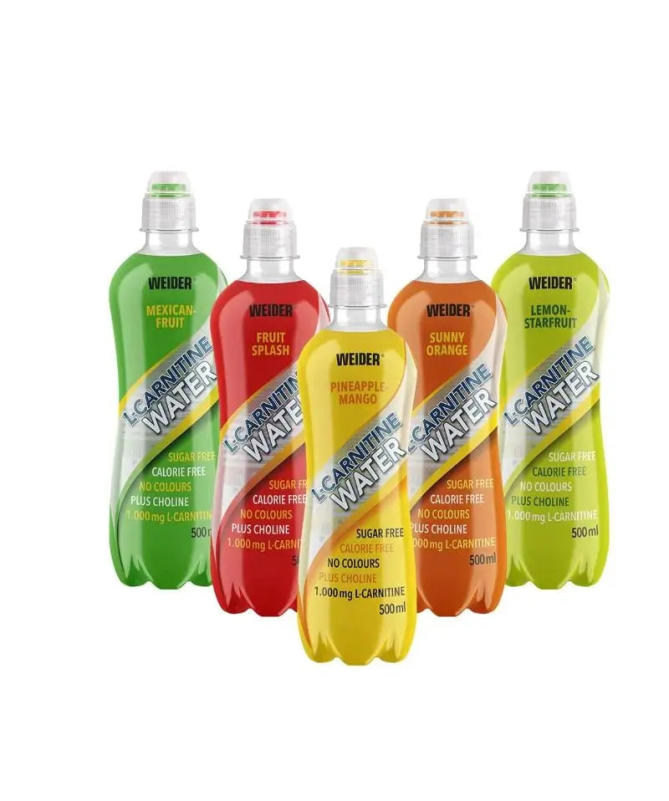 WEIDER L CARNITINE WATER FRUIT SPLASH 500MLX6UDS – foto del producto weider carnitine water