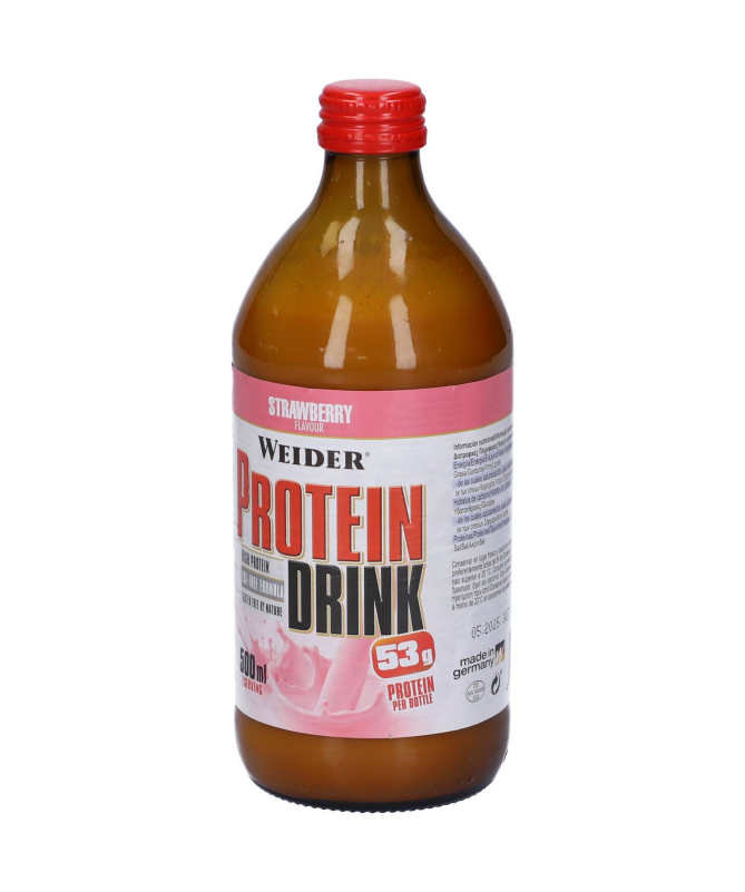 WEIDER PROTEIN DRINK FRESA 500ML – foto del producto leche proteínas weider WEIDER PROTEIN DRINK FRESA 500ML – foto del producto leche proteínas weider