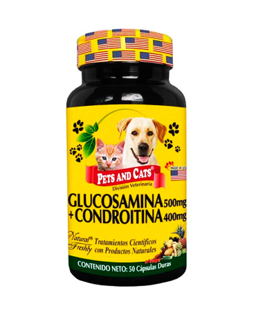 PET NUTRITION GLUCOSAMINA PERRO GATO 90COMP MAST – foto del producto glucosamina vitamina pet