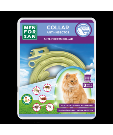 COLLAR GATOS REPELENTE INSECTOS 1UD – foto del producto collar gatos repelente