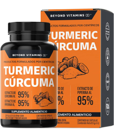 CURCUMA 95 90CAP – foto del producto vegetal curcuma cápsula