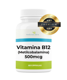 VITAMINA B12 METILCOBALAMINA 500MCG 100CAP – foto del producto cápsula vitamina b12