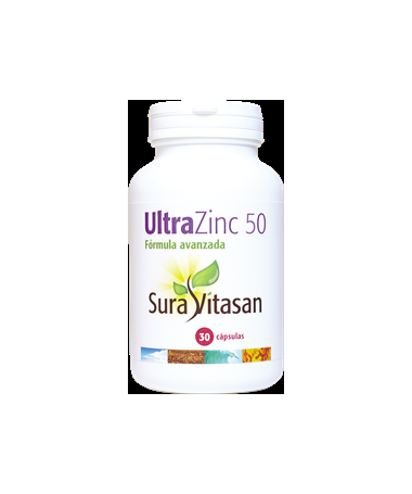 ULTRA ZINC 50 30CAP – foto del producto vitamina zinc cápsula
