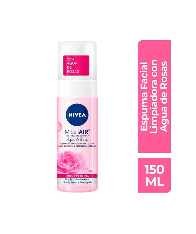 ESPUMA LIMPIADORA MICELAR ROSA 150ML – foto del producto extract rosa sulfate ESPUMA LIMPIADORA MICELAR ROSA 150ML – foto del producto extract rosa sulfate