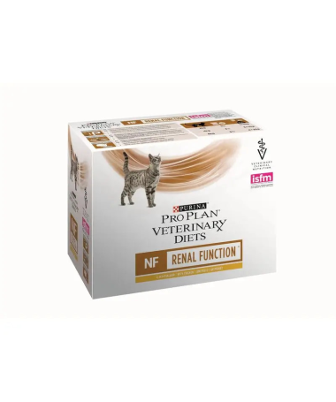 PRO PLAN VET FELINE NF RENAL FUNCTION POLLO 10X85G – foto del producto vitamina pollo subproductos