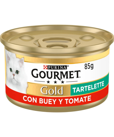 GOURMET GOLD TARTALLETTE BUEY TOMATE CAJA 24X85GR – foto del producto sulfato bruta subproductos