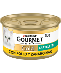 GOURMET GOLD TARTALLETTE POLLO ZANAHORIA 24X85GR – foto del producto sulfato bruta subproductos