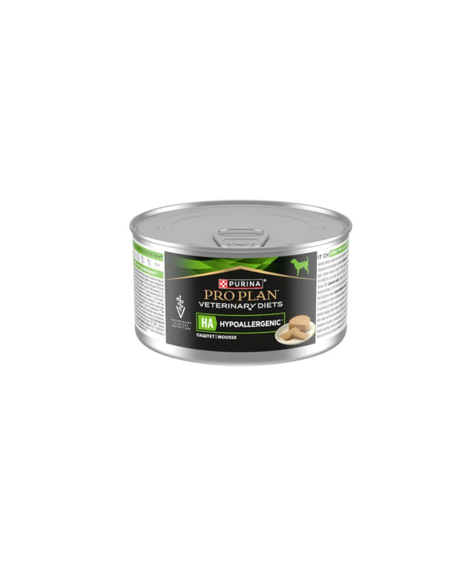 PRO PLAN VET CANINE HYPOALLERGENIC MOUSSE 12X400GR – foto del producto bruta proteína soja