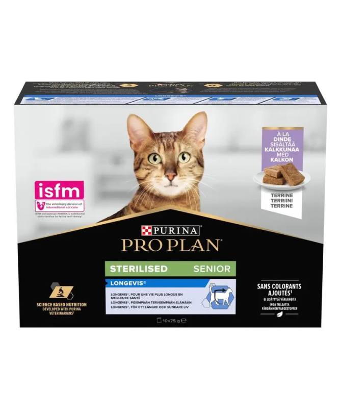 PRO PLAN FELINE STERILISED CARNE 26X85GR – foto del producto subproductos vit aceites