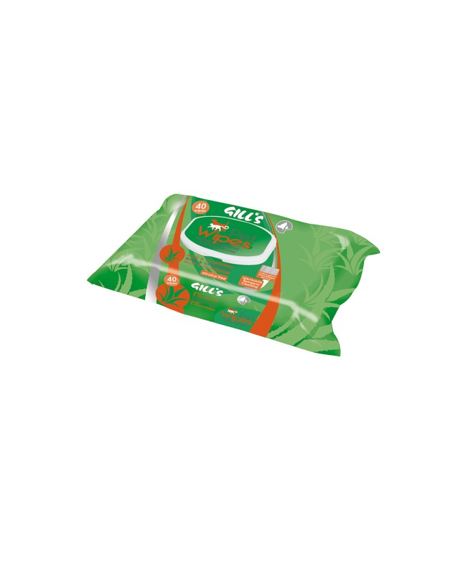 GILL S TOALLITAS HUMEDAS XL ALOE CLORHEXIDINA 40U – foto del producto gill toallitas humedas