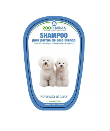CHAMPU PELO BLANCO PERROS 250ML – foto del producto champu pelo blanco