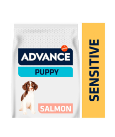 ADVANCE CANINE PUPPY SENSITIVE SALMON 3KG – foto del producto vitamina sulfato proteína