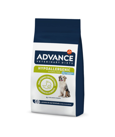 ADVANCE VET CANINE ADULT HYPOALLERGENIC 10KG – foto del producto proteína sulfato vitamina