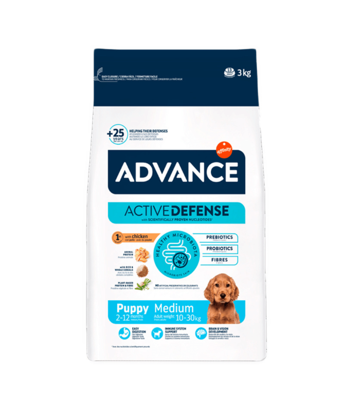 ADVANCE CANINE PUPPY PROTECT INITIAL 3KG – foto del producto vitamina sulfato proteínas ADVANCE CANINE PUPPY PROTECT INITIAL 3KG – foto del producto vitamina sulfato proteínas