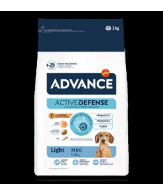 ADVANCE CANINE ADULT LIGHT MINI POLLO 1 5KG – foto del producto proteínas maíz vitamina