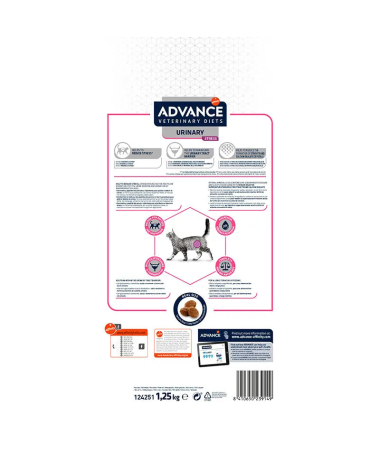 ADVANCE VETERINARIA ADVANCE VET FELINE ADULT URINARY STRESS – foto del producto sulfato proteína maíz