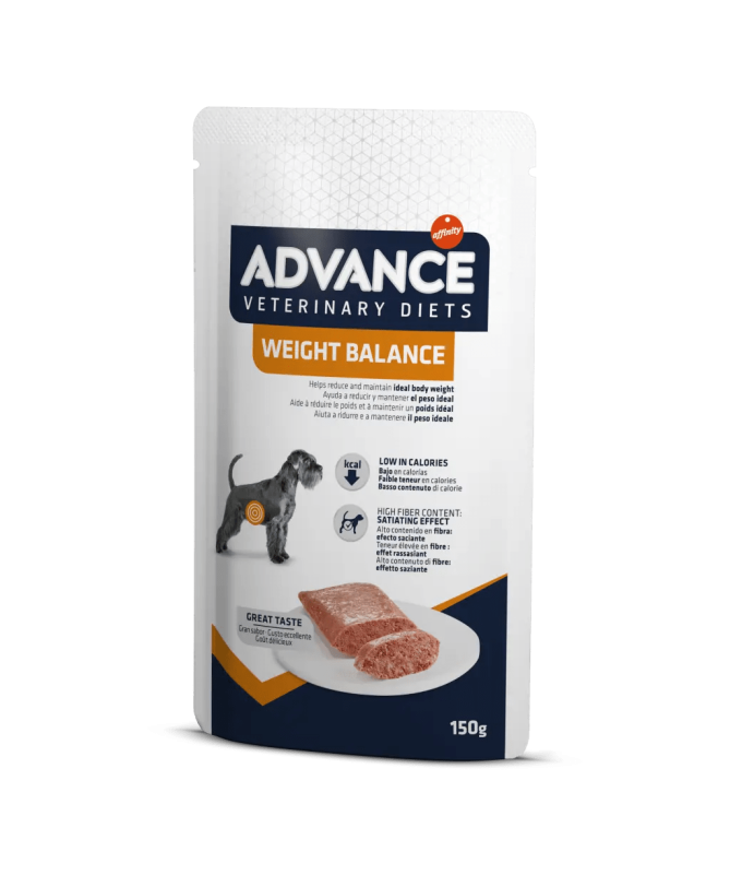 ADVANCE VET CANINE WEIGHT BALANCE POUCH 8X150GR – foto del producto bruta subproductos vitamina ADVANCE VET CANINE WEIGHT BALANCE POUCH 8X150GR – foto del producto bruta subproductos vitamina