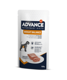 ADVANCE VET CANINE WEIGHT BALANCE POUCH 8X150GR – foto del producto bruta subproductos vitamina