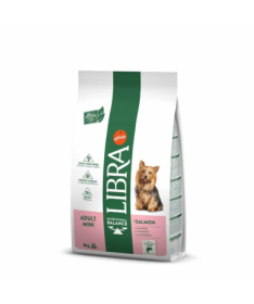 LIBRA CANINE ADULT MINI SALMON 8KG – foto del producto sulfato bruta subproductos