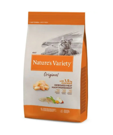 NATURE S VARIETY FELINE ADULT POLLO 1 25KG – foto del producto proteína deshidratada bruta