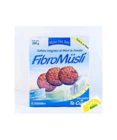 GALLETAS FIBROMUESLI CHOCOLATE 500GR – foto del producto gluten vegetal fructosa