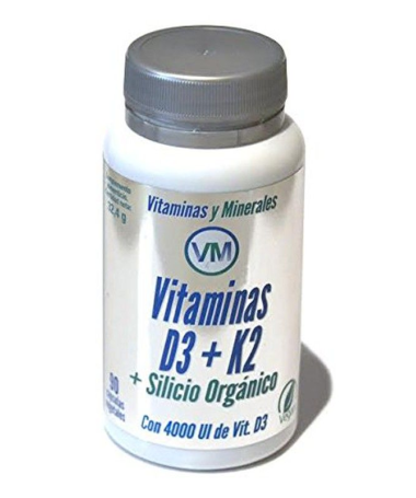 VITAMINA D3 K2 SILICIO 90CAP – foto del producto vitamina silicio 90cap