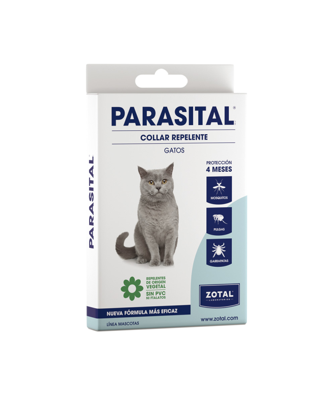 PARASITAL COLLAR ANTIPARASITARIO GATOS – foto del producto 100 parasital collar