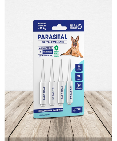 PARASITAL PIPETA ANTIPARASITARIO PERROS GRANDES – foto del producto parasital pipeta antiparasitario
