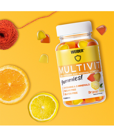 WEIDER GUMMY UP REVOLUTION MULTIVIT 80GUMMIES – foto del producto vitamina ácido biotina
