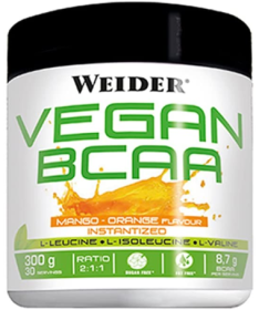 WEIDER VEGAN BCAA MANGO NARANJA 300GR – foto del producto bcaa mango naranja