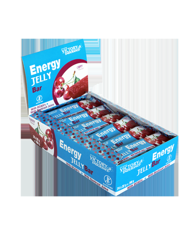 VICTORY ENDURANCE ENERGY JELLY BAR CEREZA 24UD – foto del producto ácido cereza manzana