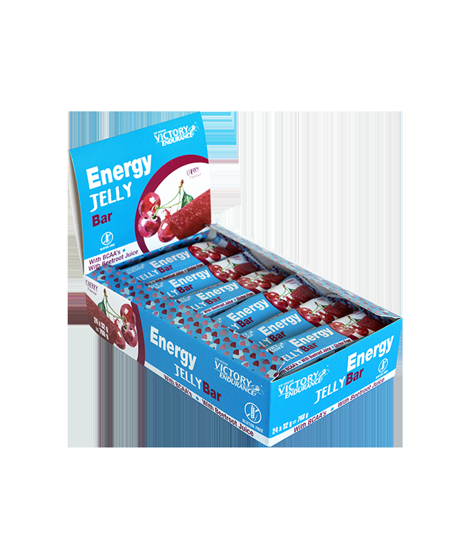 VICTORY ENDURANCE ENERGY JELLY BAR CEREZA 24UD – foto del producto ácido cereza manzana VICTORY ENDURANCE ENERGY JELLY BAR CEREZA 24UD – foto del producto ácido cereza manzana