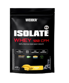 WEIDER ISOLATE WHEY 100 CFM BANANA 420GR – foto del producto tienes contacta nuestro